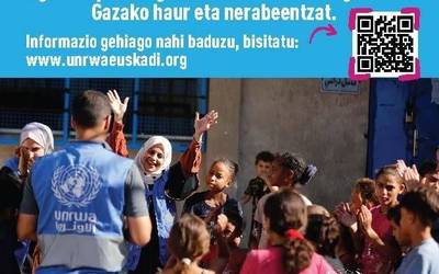 Laudio Ikastolako DBH2ko ikasleek Palestinaren aldeko diru bilketa abiatu dute