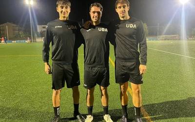 UDAko Ibarrondo, Madina eta Beloki deitu dituzte Euskal Selekzioaren entrenamendu saio batera