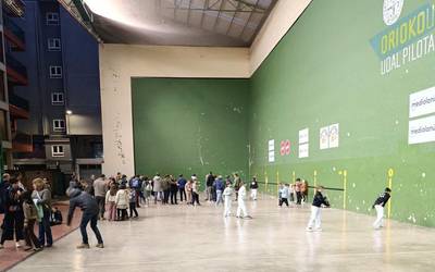 Frontoiak hartu ditu azken pilotakadak