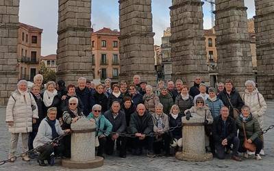 Asteburu pasa ederra egin dute jubilatuek Segovia aldean