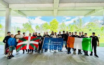 Igandetik larunbatera arte joango dira Amaurreko ikasleak Irlandara, Erasmus+ programaren barruan