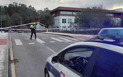 Gas-ihes bat izan da Faduran, obra batzuen ondorioz