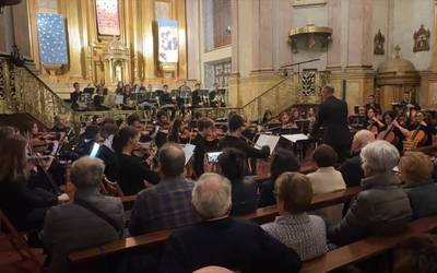 Bergarako Orkestra Sinfornikoa, Mariaren Lagundia elizan