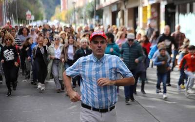 Aretxarteko iragarkiaren grabaketa argazkitan