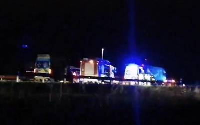 Lagun bat hil da N-104 errepidean, trafiko istripuan