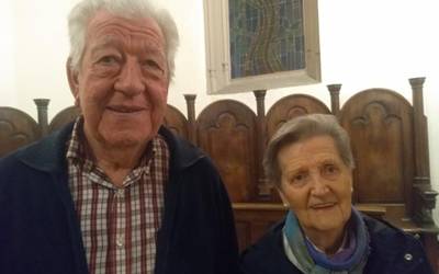 Aitortza jasoko dute Korkostegik eta Gomezek domekan, Parrokiako abesbatzetan egindako lanagatik