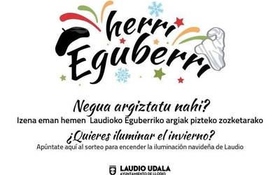 Datorren astelehenean Eguberriko argiak pizteko izen ematea zabalduko da