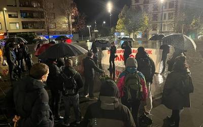 Desokupazio enpresa gehiagorik ez onartzeko deia zabaldu dute Amurrion, bizilagun baten epaiketaren ostean