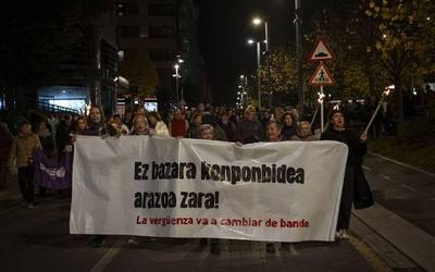 Indarkeria matxistaren aurka beteko dituzte Aiaraldeko kaleak