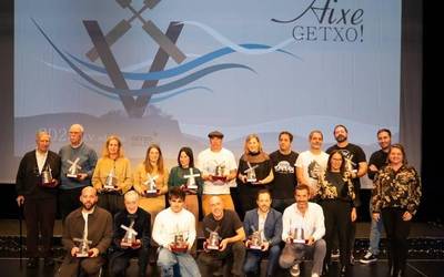 Getxoko kulturako 14 eragile eta artista saritu dituzte Aixe Getxo! sarien 15. edizioan