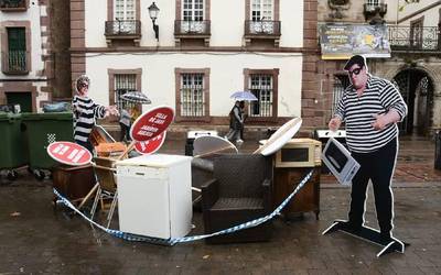 Neurri handiko hondakinak behar bezala kudeatzearen garrantziaz ohartzeko kanpaina abian