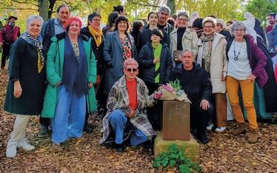 Logroñoko Oroimenaren Oihana bisitatu dute zugarramurdiarrek