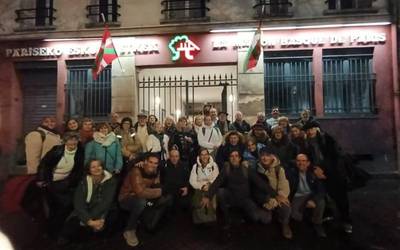 Parisen izan dira San Pedro abesbatzako kideak