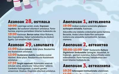 Laudiok ekimen ezberdinak egingo ditu Euskararen Nazioarteko Egunarekin bat egiteko