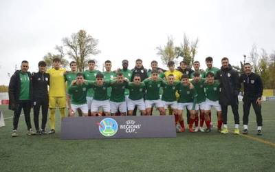 UEFAko Eskualdeen Koparako bidean aurrera egin du Ibarrondo eta Madina parte diren Euskal Selekzioak