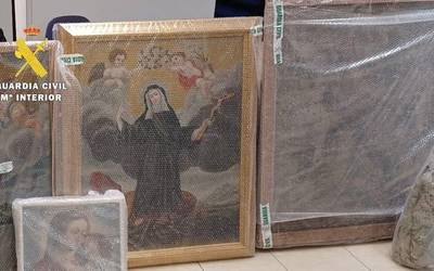 Urduñako bi moja klaratar atxilotu eta salatu ditu Guardia Zibilak, ustez artelanak lapurtu eta saltzeagatik