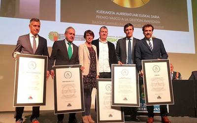 'Urrezko A': kudeaketa aurreratuari aitortza, urteurrena borobiltzeko