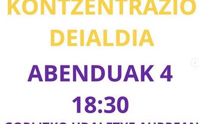 Plentzia eta Gorlizko talde feministak udaltzain baten eraso matxista salatuko dute gaur