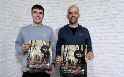 "Lasterketa baten bueltan herrian sortzen den giroa eskertu egiten du korrikalariak"