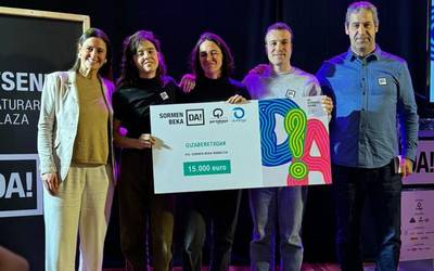 Ainhoa Olaso, Usue Egia eta Mikel Urdangarinen proiektua Sormen Bekan irabazle
