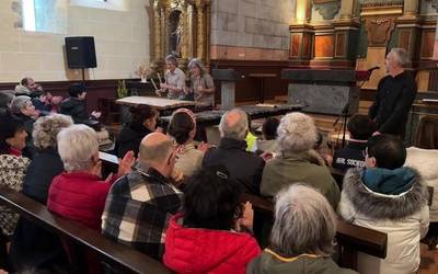 Bedoñan arrakasta izan du Thierry Biscaryren eta Oreka TX-ren kontzertuak