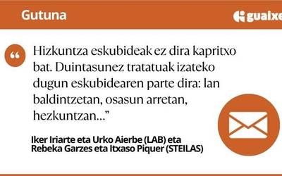 Gure bizitzako esparru guztietan euskaraz izan nahi dugu