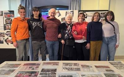Luis Ezeiza herri eskolaren 55 urteen erakusketa argazkitan