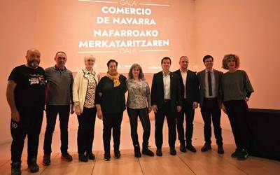 Deñe Abuin lesakarra saritu dute Nafarroako merkataritzaren lehen galan