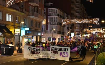 Bi gizon atxilotu dituzte 72 ordu baino gutxiagoan bikotekideei erasotzeagatik