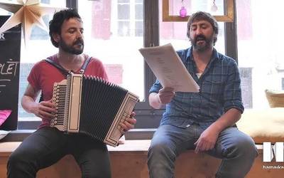 'Bidasoatik harago' emanaldia eskainiko dute larunbat honetan Xabi Solanok eta Jon Garmendia 'Txuria'-k