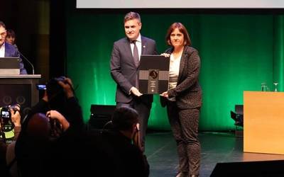 Goiena Komunikazio Taldeak Euskalit Fundazioaren Kudeaketa Aurreratuari Urrezko A saria jaso du