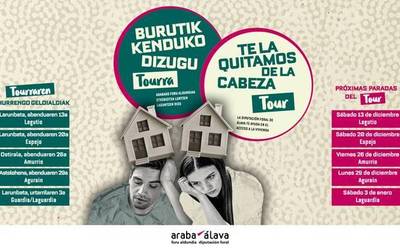 Amurriok 'Burutik kenduko dizugu Tour' ekimena hartuko du etxebizitza eskuratzeko laguntzen inguruan informatzeko