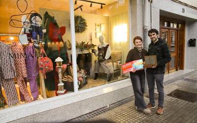 Mimatu dendako erakusleihoak irabazi du lehen saria