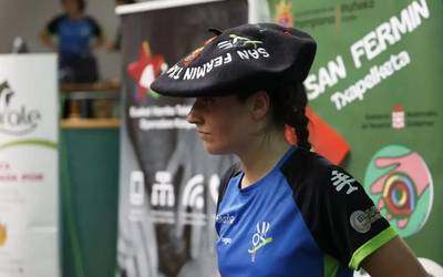 Leire Oskoz, azpitxapeldun lau eta erdian