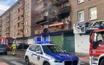 Abadiñon eraikin bat hustu behar izan dute sute baten ondorioz