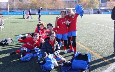 Harrobietako neska futbolariak protagonista, Aretxabaletan