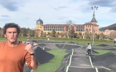 Iruñeko pumptrackean