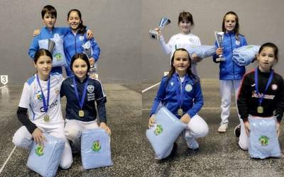 Lur Egizabal eta June Artola dominekin itzuli dira eskuz banakako Gabonetako Txapelketatik