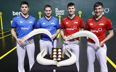 Binakako Erremonte Txapelketan txapeldunorde Larrañagarekin batera