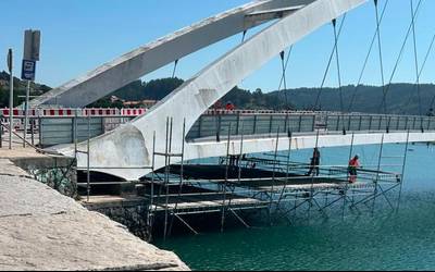 Plentziako Geltokiko Zubia berritu dute