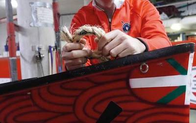 Eñaut Larrañaga: "Ea Telmo Deun gorengo mailara itzularazteko gai garen"