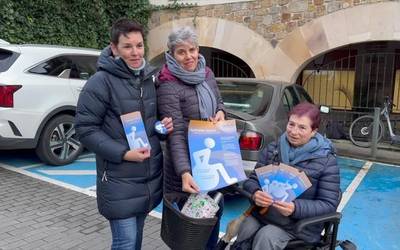 Aparkaleku urdinak errespetatzeko kanpaina, Trautikoen eskutik