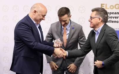 Beste behin ere, Leioako Udalak Europako Gobernantza Bikaintasunaren Zigilua eskuratu du