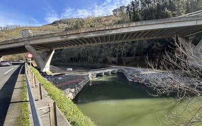 Autopistako zubibidea eraberritzeko lanak