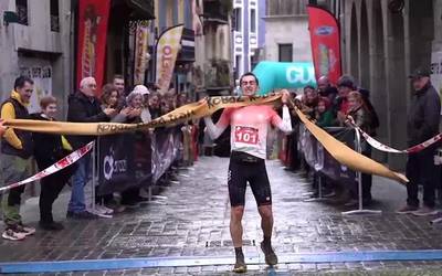 Jokin Etxabe bergararrak irabazi du Kobaz Koba Trail mendi lasterketa