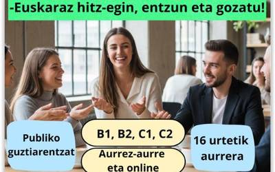 Euskara praktikatzeko aukera Amurrion: Berbalagun programa martxan