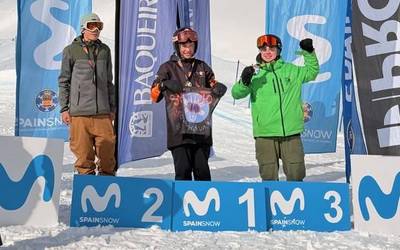 Snowboard denboraldi aparta egiten ari da Ibon Baskaran