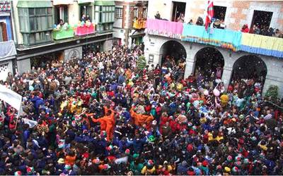 Tolosako Inauterien hasiera eta txupinazoa