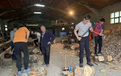 Aizkora, futbola, areto futbola eta saskibaloia