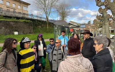 Mozorrotuta egin dute gaurko ibilaldia Pasira egitasmoko kideek